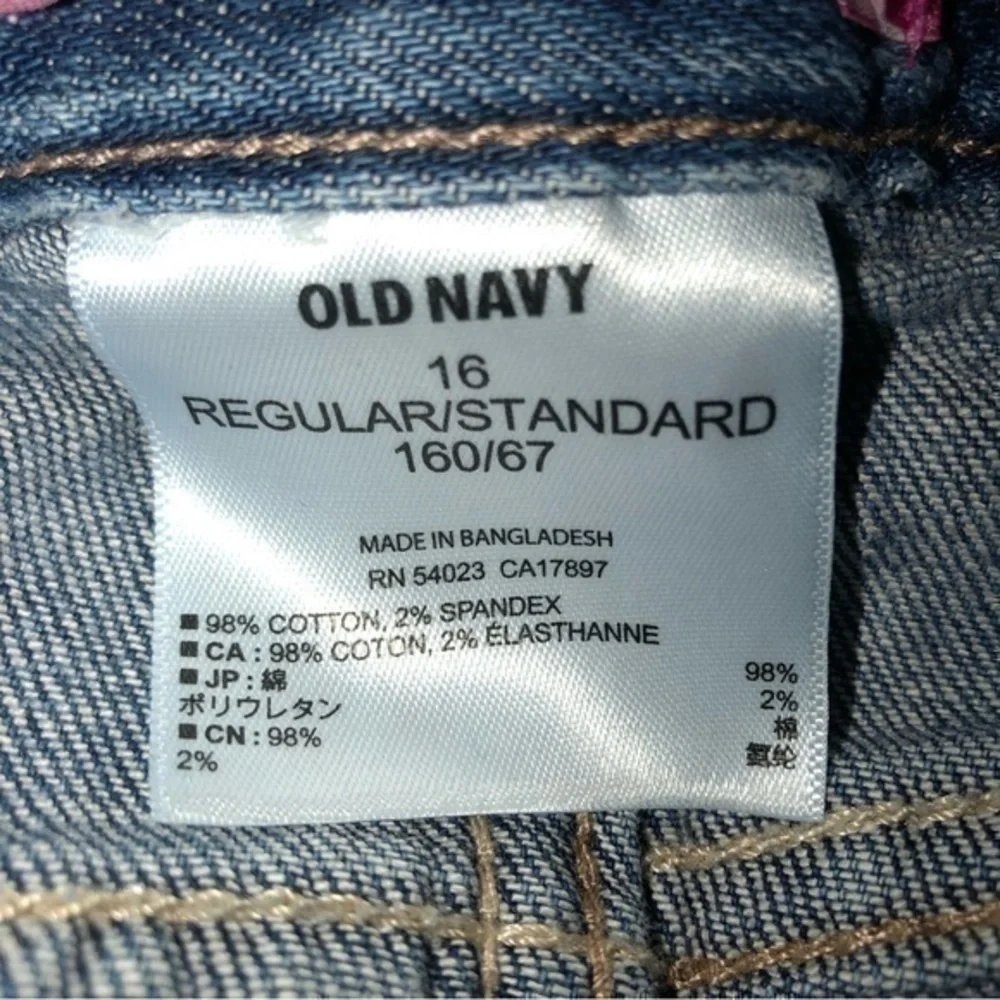 Old Navy Bootcut Blue Jeans Girls 16 Regular